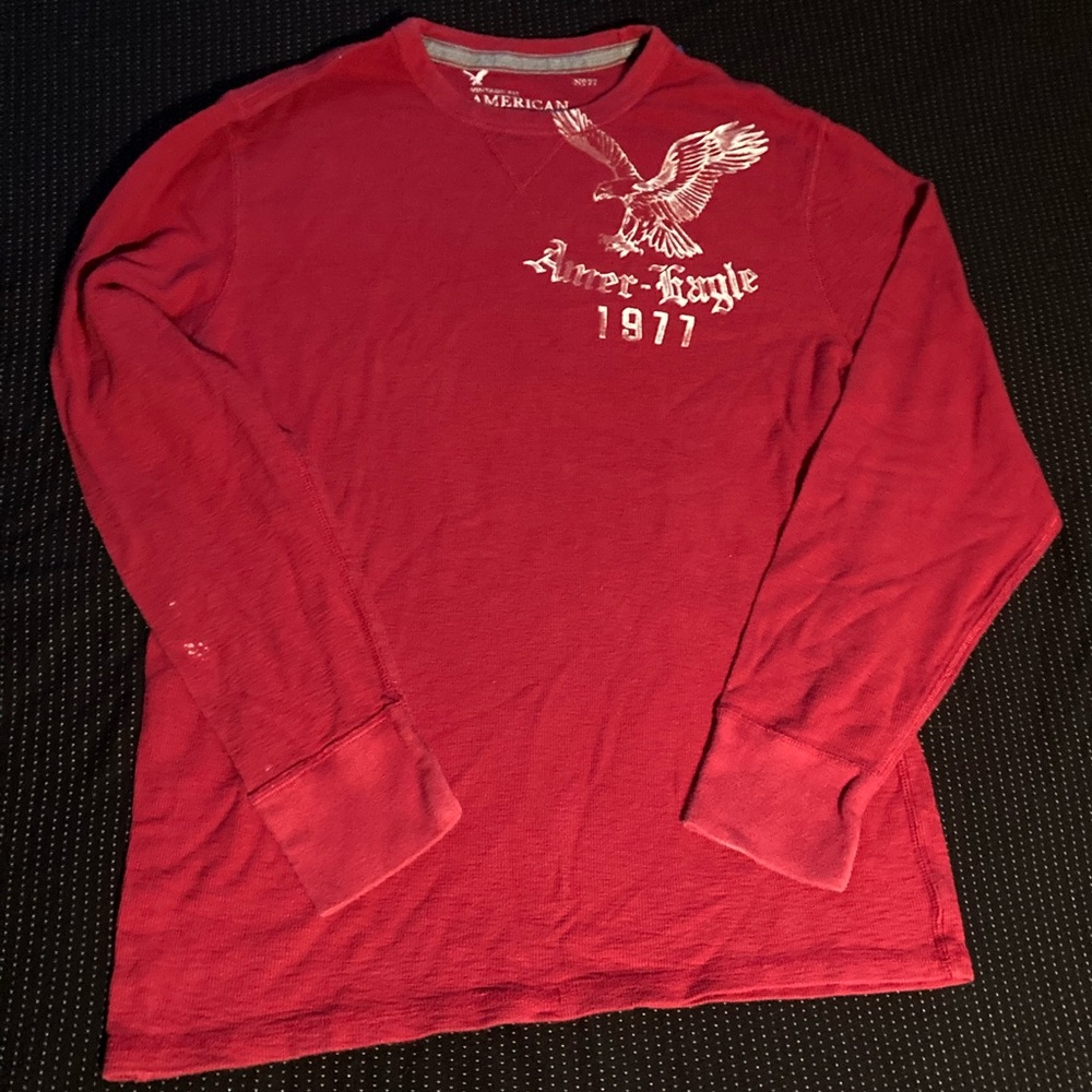 Red American Eagle XL Long Sleeve